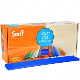 Sarff 15mm Mavi 100 Adet Plastik Geniş Sırtlık