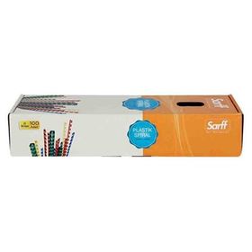 Sarff 16 mm 100 Adet Mavi Delux Plastik Spiral
