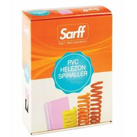 Sarff 16 mm 100 Adet Şeffaf 4:1 Helezon Spiral Poşet