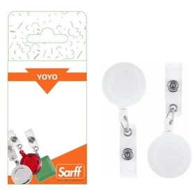 Sarff 2 Adet Yuvarlak Kancalı Beyaz Eko Yoyo Blister