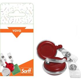 Sarff 2 Adet Yuvarlak Kancalı Lüx Kırmızı Yoyo Blister