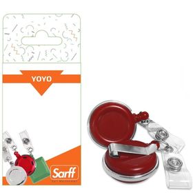 Sarff 2 Adet Yuvarlak Kancalı Lüx Kırmızı Yoyo Blister