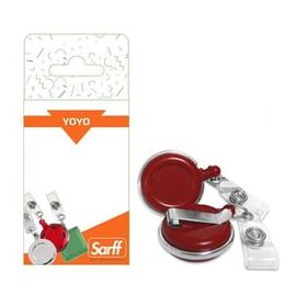 Sarff 2 Adet Yuvarlak Kancalı Lüx Kırmızı Yoyo Blister