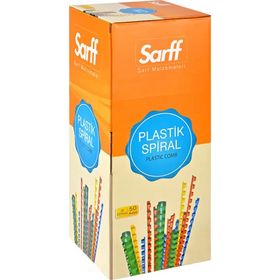 Sarff 22 mm Siyah 50’li Plastik Spiral