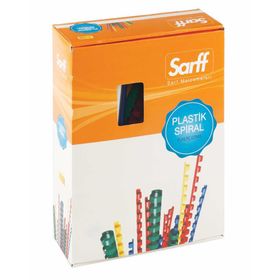 Sarff 22mm Siyah 50 Adet Plastik Spiral