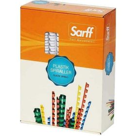 Sarff 28 mm 50 Adet Beyaz Plastik Spiral