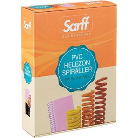 Sarff 28 mm 50'li Şeffaf 4:1 Plastik Helezon Spiral