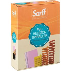 Sarff 28 mm 50'li Şeffaf 4:1 Plastik Helezon Spiral