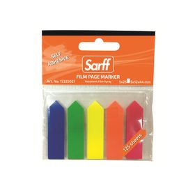 Sarff 5x12x44 mm 25 Yaprak Fosforlu Renkler Film Ayraç