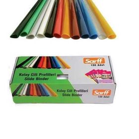 Sarff 6 mm Beyaz 100 Adet Üçgen Sırtlık