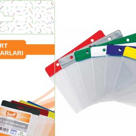 Sarff 7.5x9.5 cm 10 Adet Karışık Renk Kart Poşetleri Blister