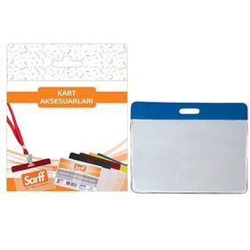 Sarff 7.5x9.5 cm 10 Adet Mavi Kart Poşetleri Blister