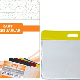 Sarff 7.5x9.5 cm 10 Adet Sarı Kart Poşetleri Blister
