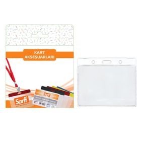 Sarff 7.5x9.5 cm 10 Adet Şeffaf Kart Poşetleri Blister