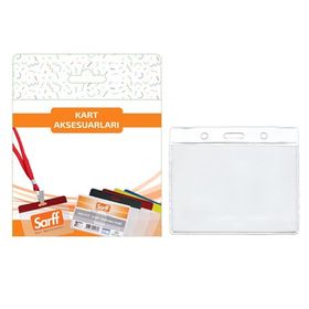 Sarff 7.5x9.5 cm 10 Adet Şeffaf Kart Poşetleri Blister