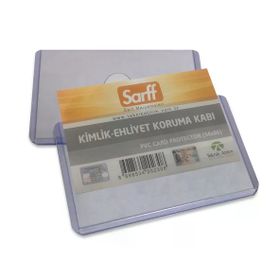 Sarff A-031H 55x85 mm 100'lü Pvc Ehliyet Kabı