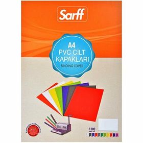 Sarff A4 Şeffaf 100 Adet PVC Sarı Cilt Kapakları