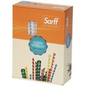 Sarff Bind Beyaz 6 mm Plastik Spiral