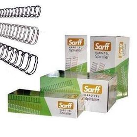Sarff Karo Siyah 3-8 7.9 mm Tel Spiral Kutu