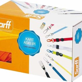 Sarff Metal Klips 50 Adet Açık Mavi Askı İpi