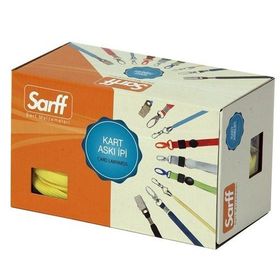 Sarff Metal Klipsli 50'li Mavi Kart Askı İpi