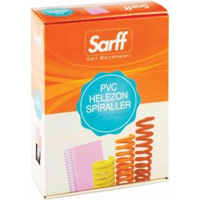 Sarff Pvc Helezon 16 mm Siyah Plastik Spiral