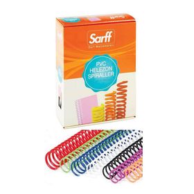 Sarff Pvc Helezon Beyaz 16 mm Spiral