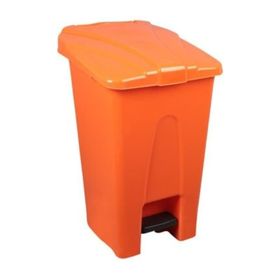 sarfpazari Plastik Tekerlekli 70 lt Pedallı Çöp Kovası