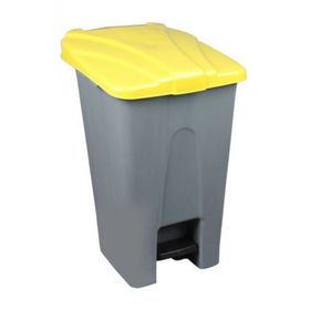sarfpazari Plastik Tekerlekli 70 lt Pedallı Çöp Kovası