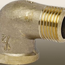 Sarı 1/2" Kuyruklu Dirsek