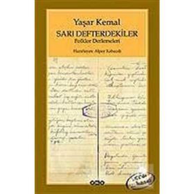 Sarı Defterdekiler Yaşar Kemal Yapı Kredi Yayınları