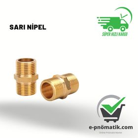 Sarı Pirinç Nipel