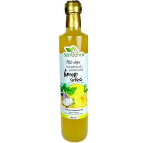 Sarıbahçe 500 ml Doğal Fermente Sarımsaklı Maydonozlu Limon Sirkesi