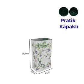 Sarkap 0.5 lt Kapaklı Dekoratif Zeytinyağı Tenekesi