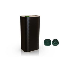 Sarkap 1 lt Mat Siyah Kapaklı Zeytinyağı Tenekesi
