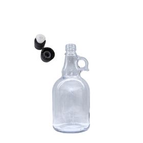 Sarkap 1000 ml Akıtmalı Kapak Cam Galon Zeytinyağı Şişesi Yağdanlık