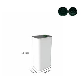 Sarkap 1000 ml Beyaz Pratik Kapaklı Zeytinyağı Tenekesi