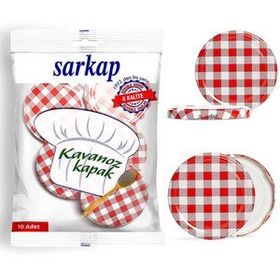 Sarkap 10'lu Desenli Kavanoz Kapağı