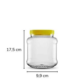 Sarkap 2000 ml Sarı Dilimli Pet Kavanoz