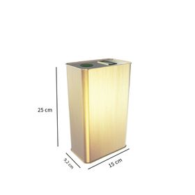 Sarkap 3000 ml Kapaklı Kulplu Zeytinyağı Tenekesi