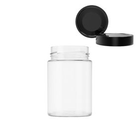 Sarkap 350 ml Siyah Derin Etek Kapaklı Cam Kavanoz
