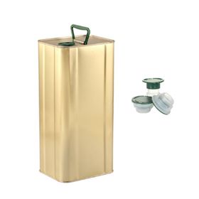 Sarkap 5 lt Gold Kapaklı Kulplu Zeytinyağı Tenekesi