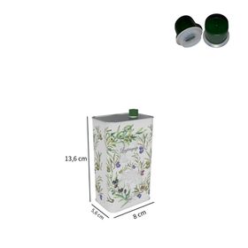 Sarkap 500 ml Beyaz Yeşil Zeytin Dobi Kapaklı Dekoratif Zeytinyağı Tenekesi