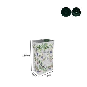 Sarkap 500 ml Pratik Beyaz Yeşil Zeytin Kapaklı Dekoratif Zeytinyağı Tenekesi