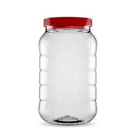 Sarkap 5000 ml Kırmızı Uzun Dilimli Pet Kavanoz