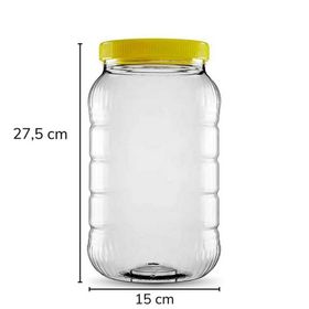 Sarkap 5000 ml Sarı Uzun Dilimli Pet Kavanoz