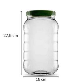 Sarkap 5000 ml Uzun Dilimli Pet Kavanoz