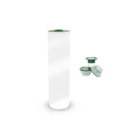 Sarkap 750 ml Beyaz Kapaklı Silindir Zeytinyağı Tenekesi