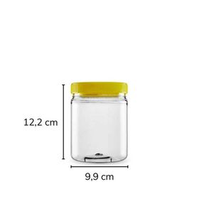Sarkap 750 ml Sarı Silindir Pet Kavanoz