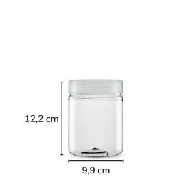 Sarkap 750 ml Şeffaf Silindir Pet Kavanoz